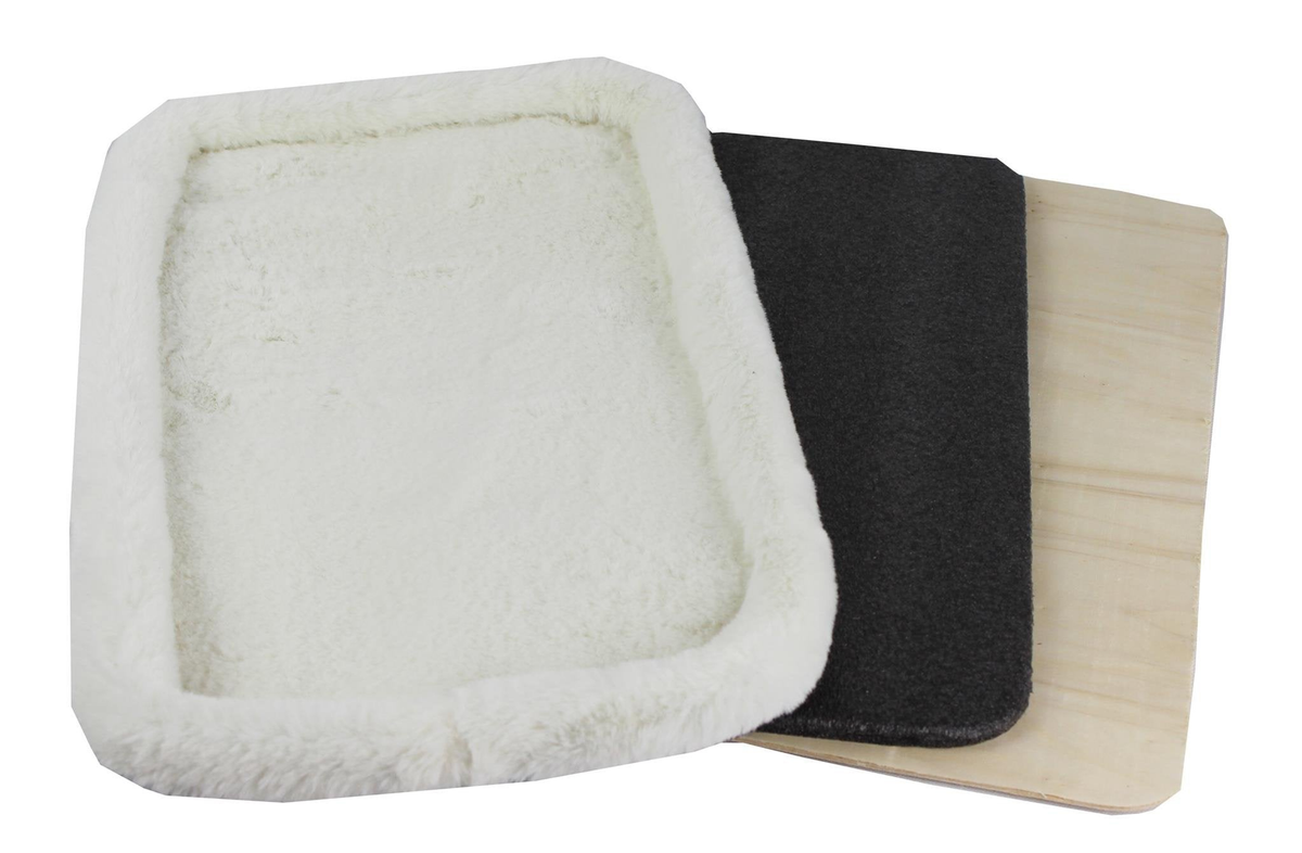 Mr. Peanut's Rhodium Series Faux Fleece Pad with Plywood Base