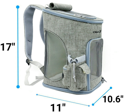 Mr. Peanut's Vancouver Series Backpack Pet Carrier for Cats & Dogs