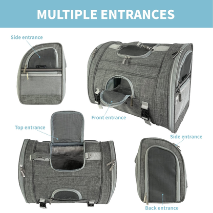 Mr. Peanut's Monterey Series Convertible Backpack Pet Carrier