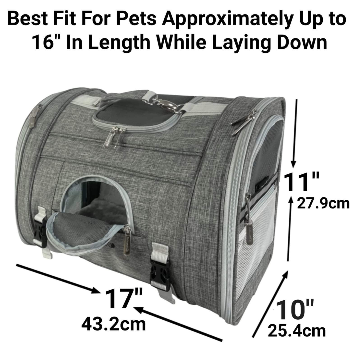 Mr. Peanut's Monterey Series Convertible Backpack Pet Carrier