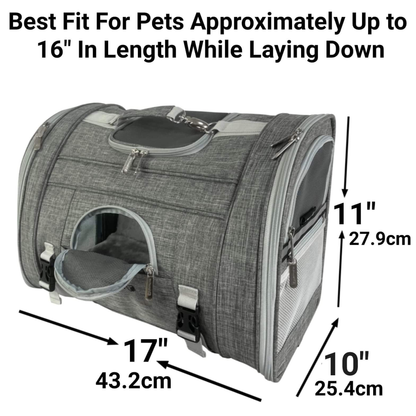 Mr. Peanut's Monterey Series Convertible Backpack Pet Carrier