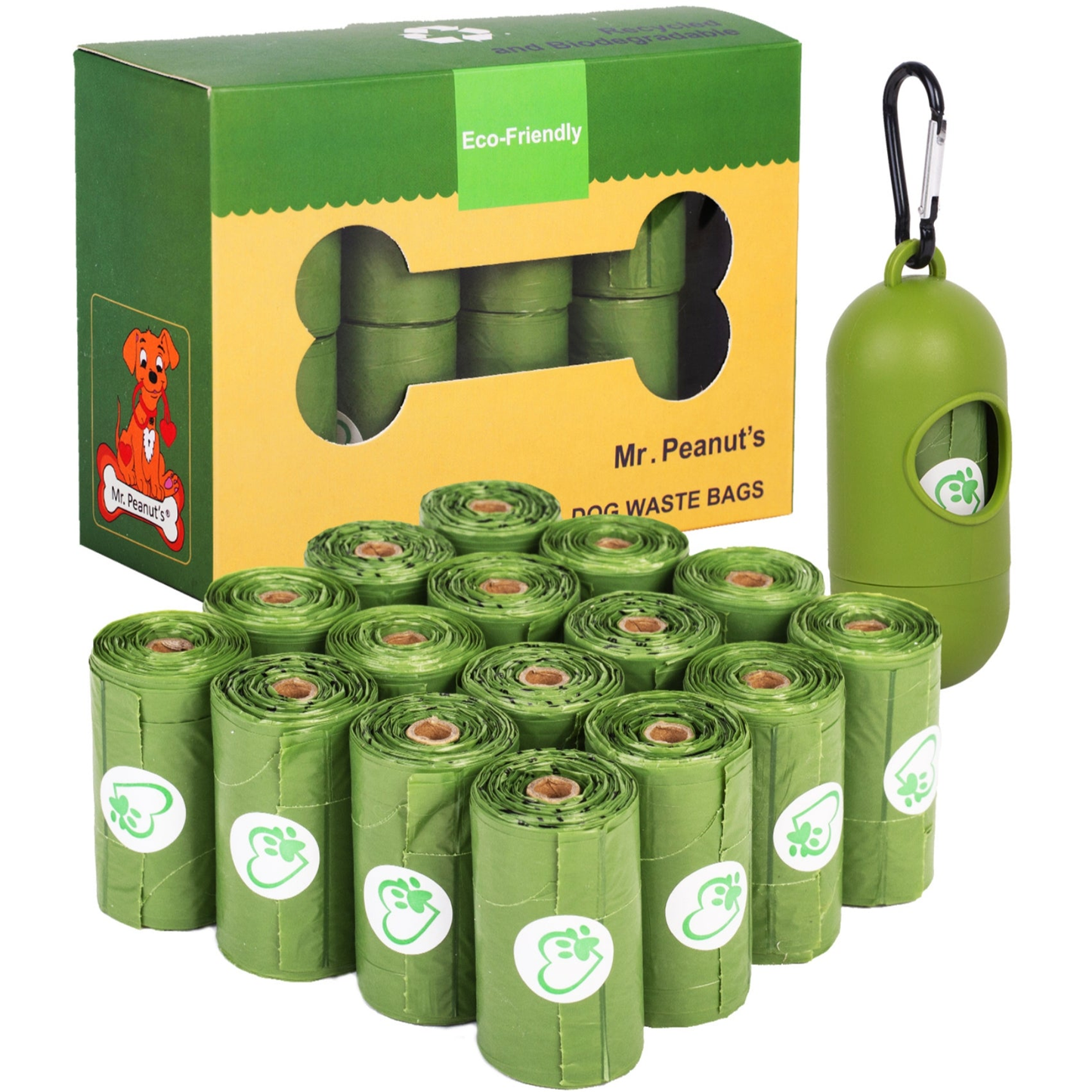 Mr. Peanut's XL Pooper Scooper with Biodegradable Waste Bags