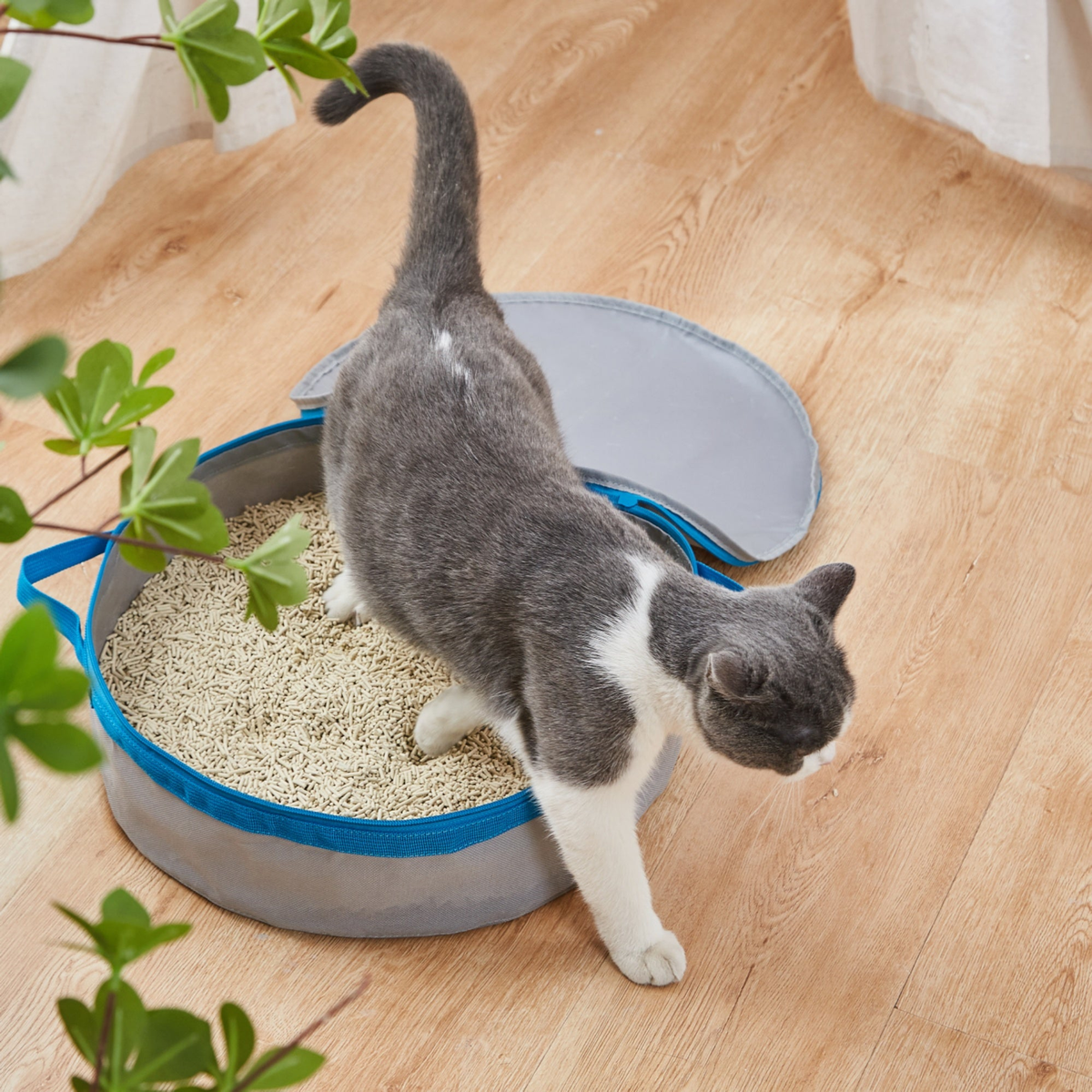 Mr. Peanut's PortaPotty Travel Litter Box for Cats