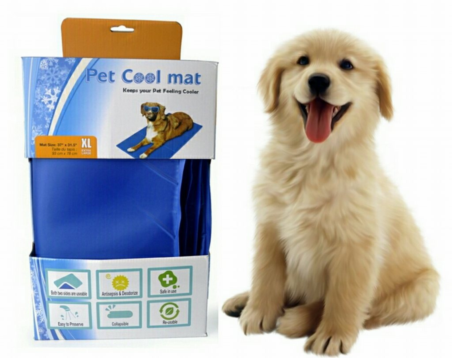 Mr. Peanut's Pet Chill Pad Cooling Gel Mat