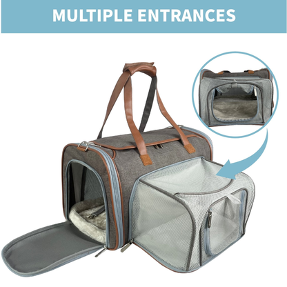Mr. Peanut's Gold Series Standard Expandable Pet Carrier