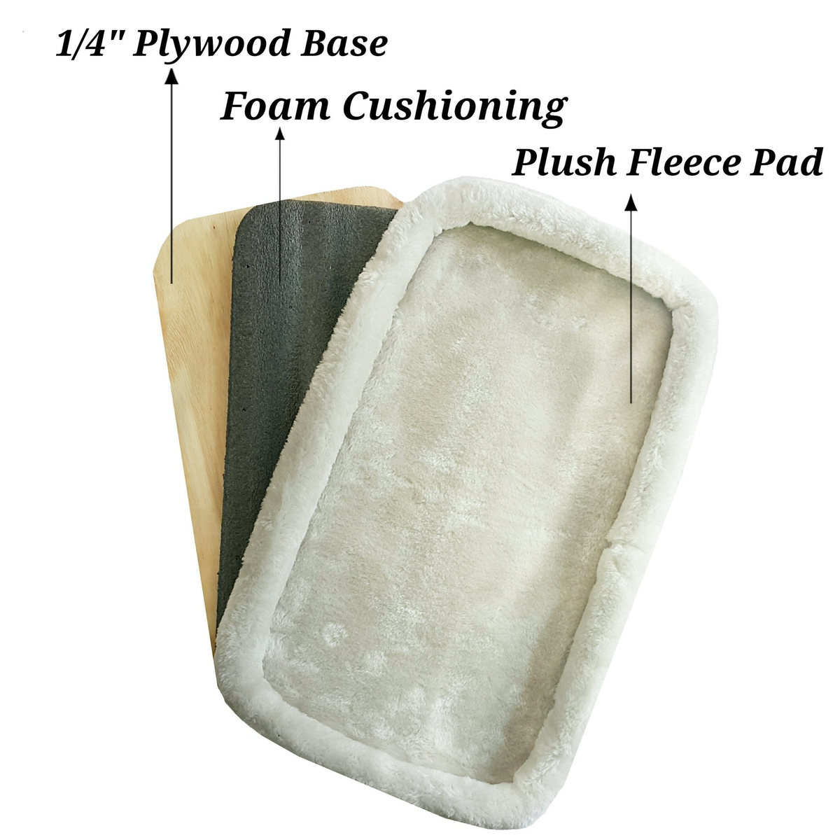 Mr. Peanut's Gold Series Replacement Fleece Pad with Plywood Base