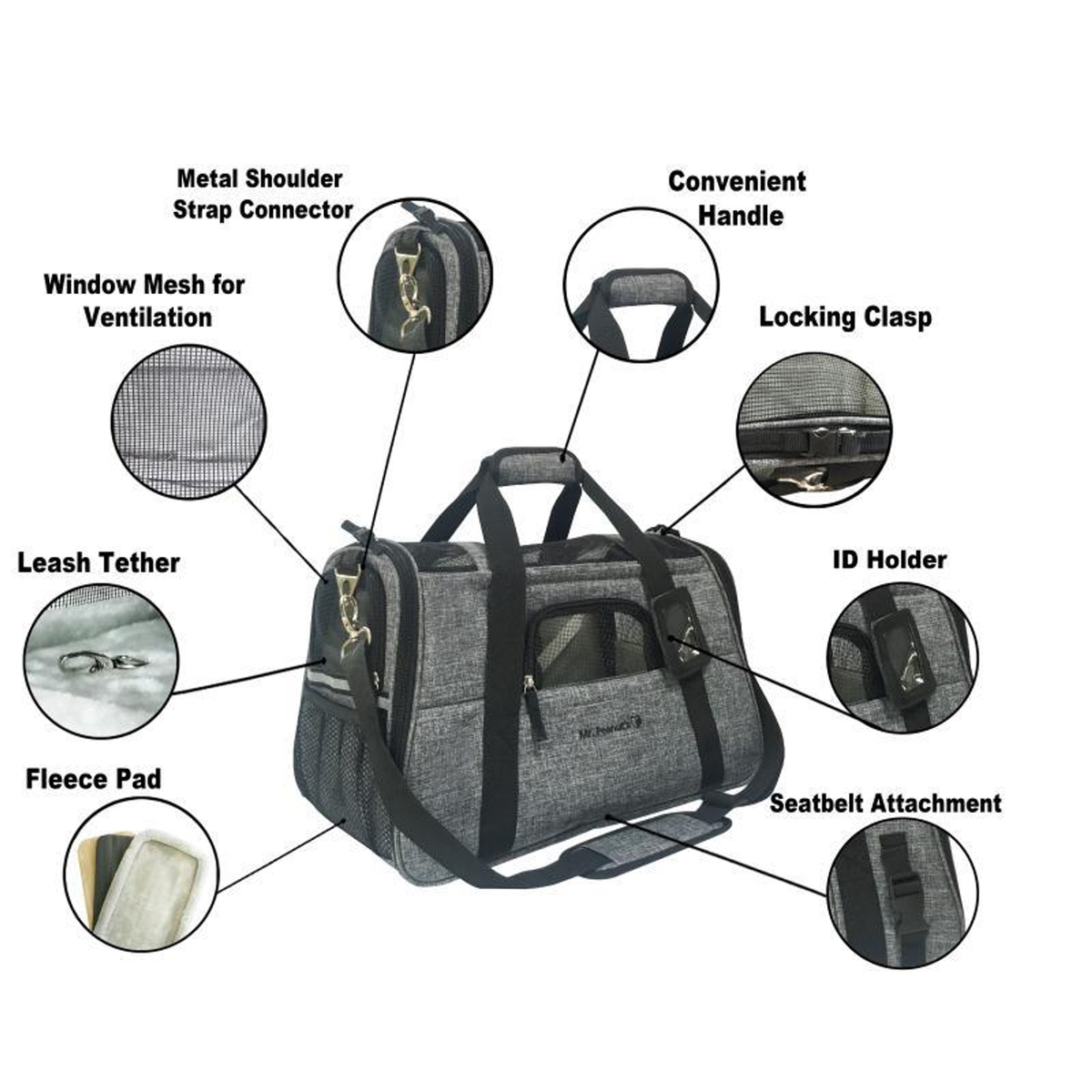 Mr. Peanut's Copper Series Airline Capable Soft-Sided Pet Carrier