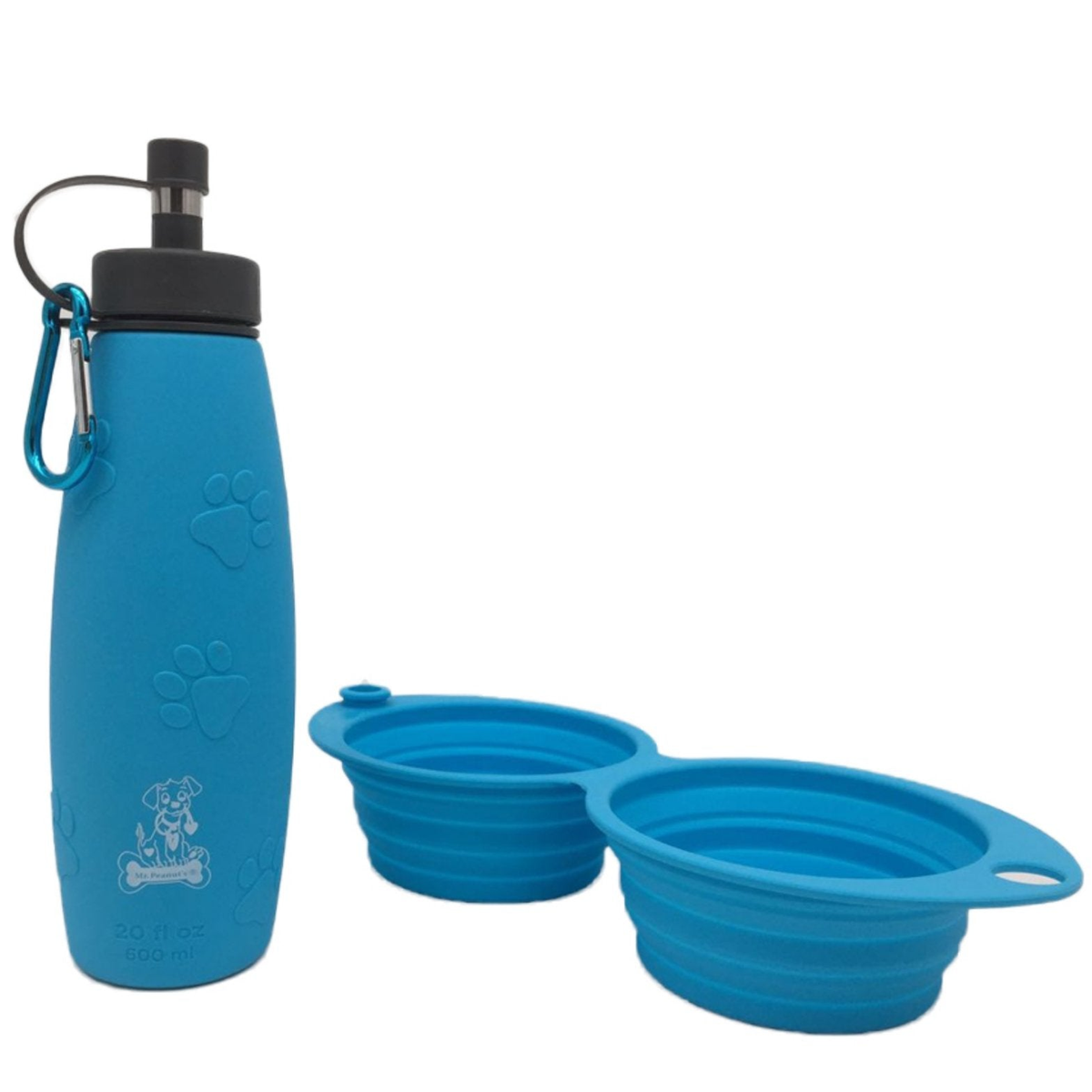 Mr. Peanut's Pet Feeder 2-in-1 Travel Set