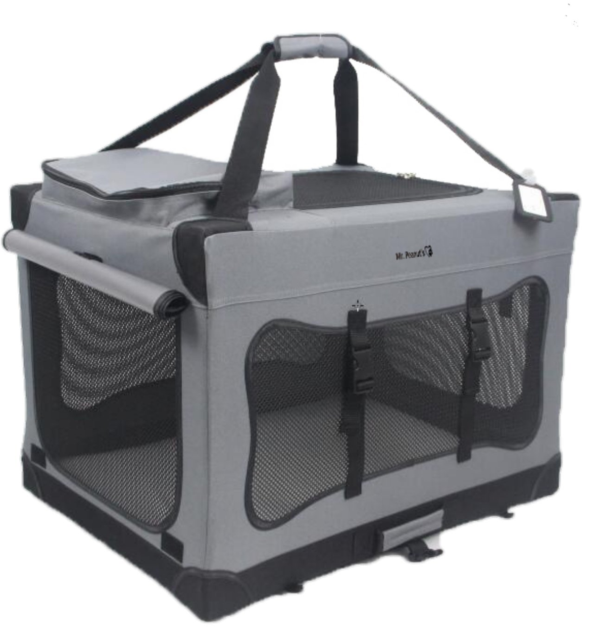 Mr. Peanut's Soft Sided Portable Pet Crate with Aluminum Frame