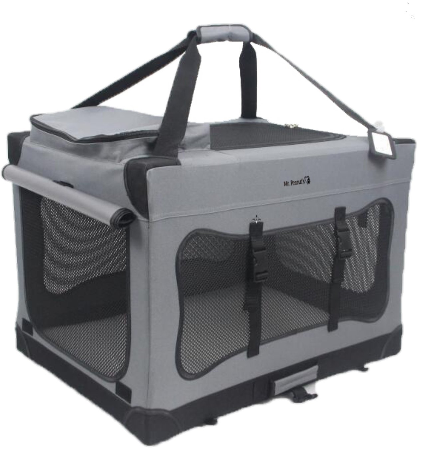 Mr. Peanut's Soft Sided Portable Pet Crate with Aluminum Frame