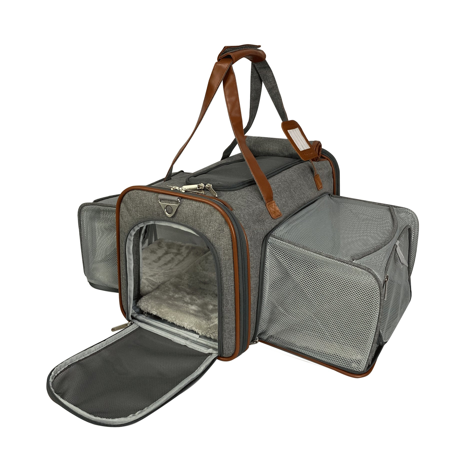 Mr. Peanut's Gold Series Standard Double Expandable Pet Carrier