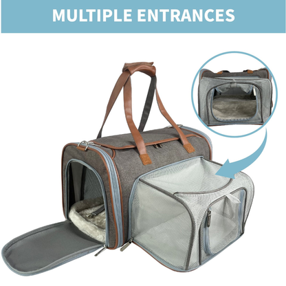 Mr. Peanut's Gold Series Big Apple Expandable Pet Carrier