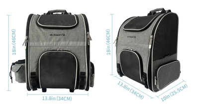 Mr. Peanut's Malibu Series Backpack Pet Carrier Stroller