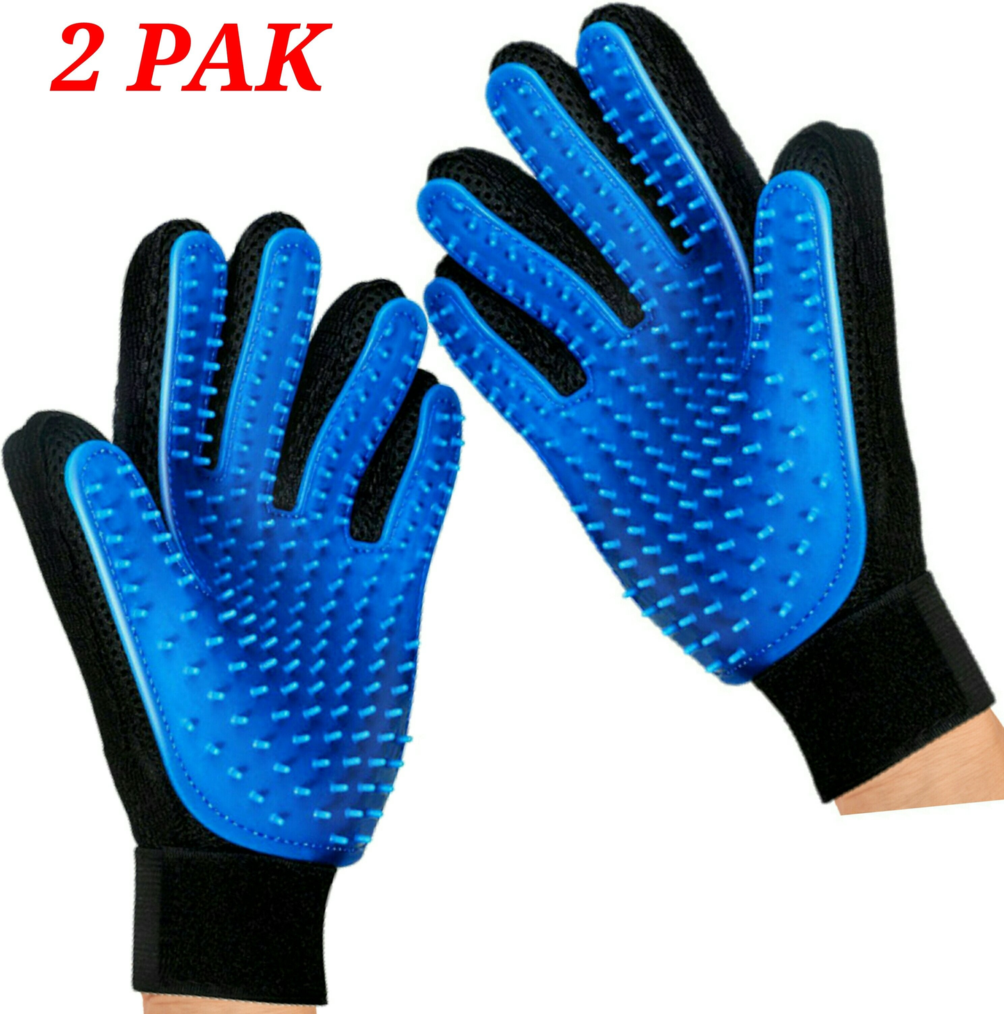 Mr. Peanut's Pet Grooming Gloves with 259 Silicone Pins