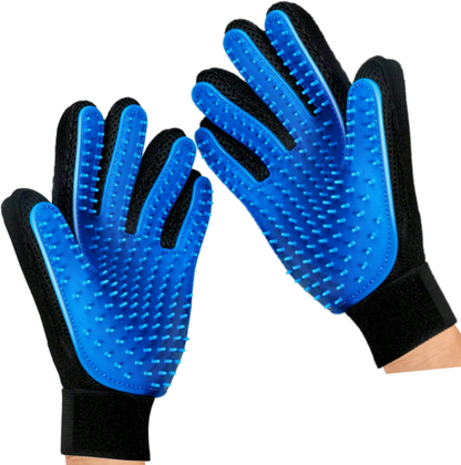 Mr. Peanut's Pet Grooming Gloves with 259 Silicone Pins