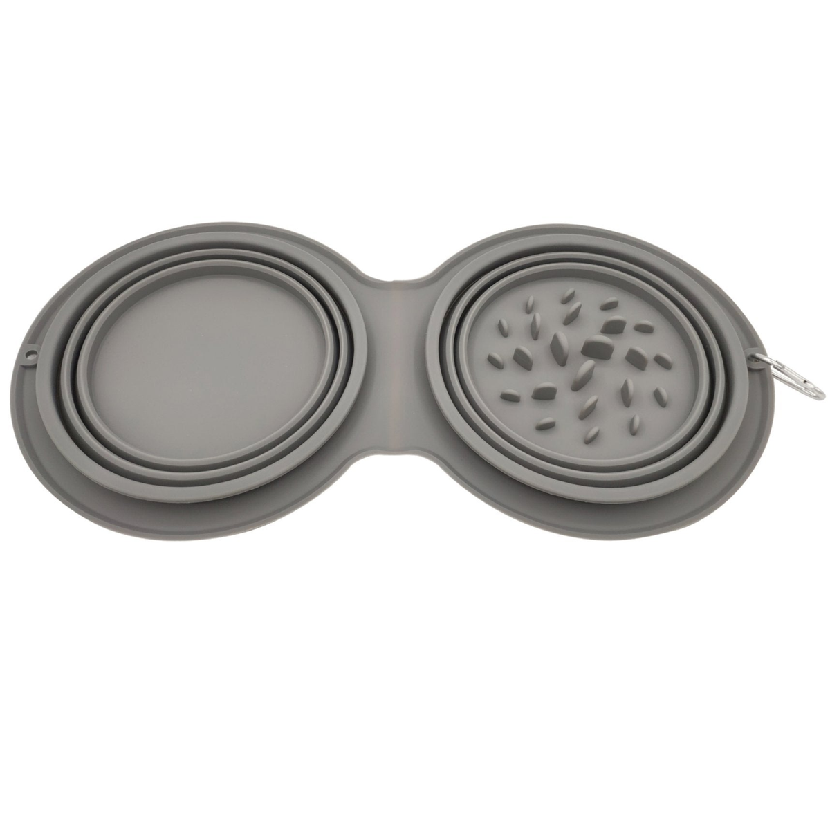 Mr. Peanut's Pet Traveler Fold Up Dual Feeder