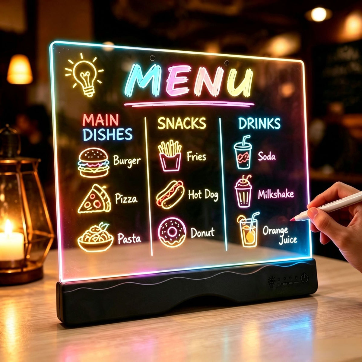 Luminous Acrylic Drawing Board