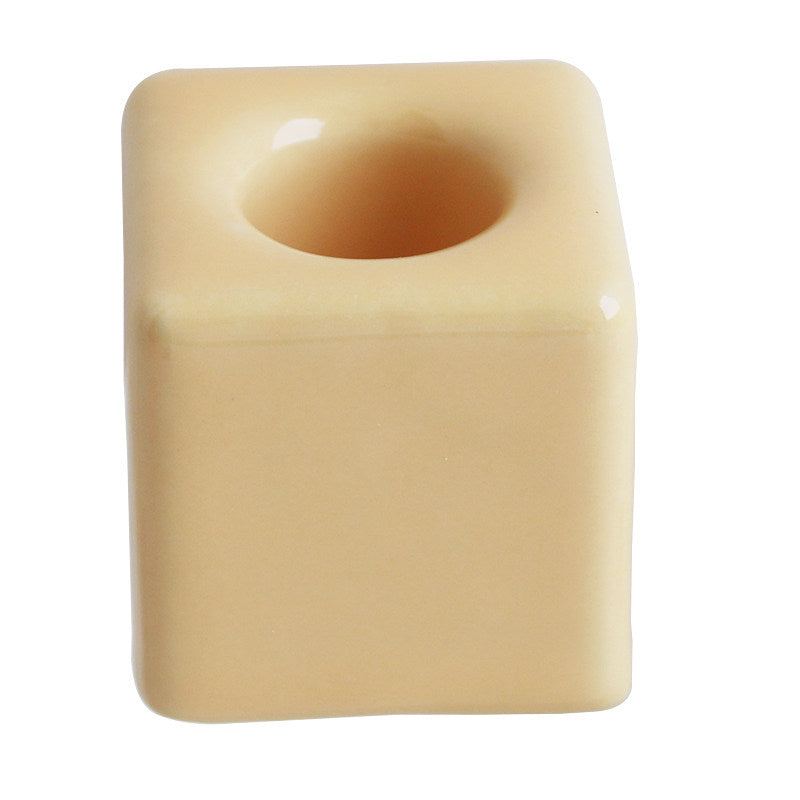 Simple Ceramic Toothbrush and Razor Holder