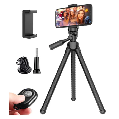 Flexible Phone Tripod with Remote Control