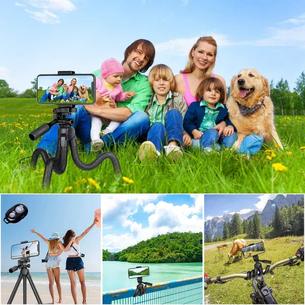 Flexible Phone Tripod with Remote Control