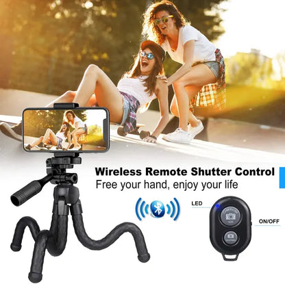 Flexible Phone Tripod with Remote Control