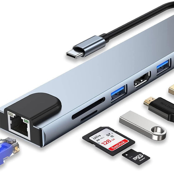 Type-C 8-in-1 Docking Station Gaming Electronics product image 5