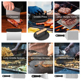 Griddle kit squeeze bottles for oil and water