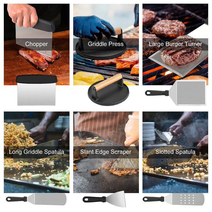 Griddle kit squeeze bottles for oil and water
