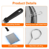Griddle kit tongs and brush close-up