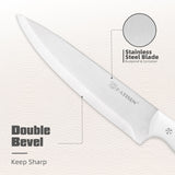 Kitchen shears included with the 15-piece knife set