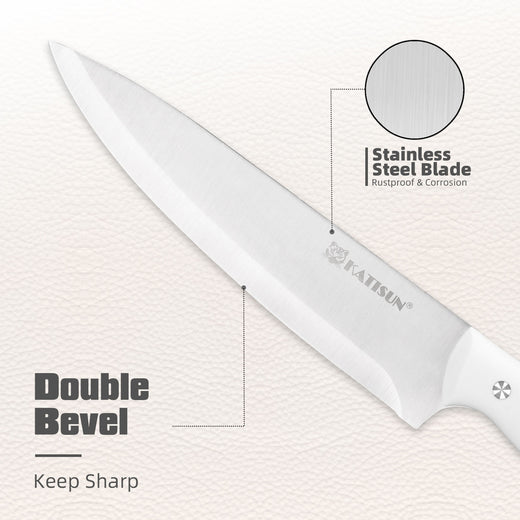 Kitchen shears included with the 15-piece knife set