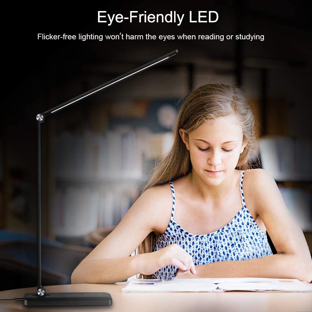 LED Flex Desk Lamp with Phone Charger