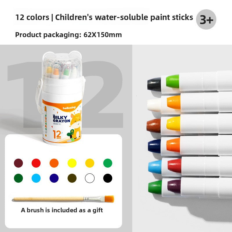 Water-Soluble Twistable Coloring Crayons