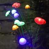 Solar Mushroom Garden Light with Jellyfish Decoration