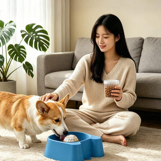 Dog Slow Feeder Licking Bowl with Suction Base