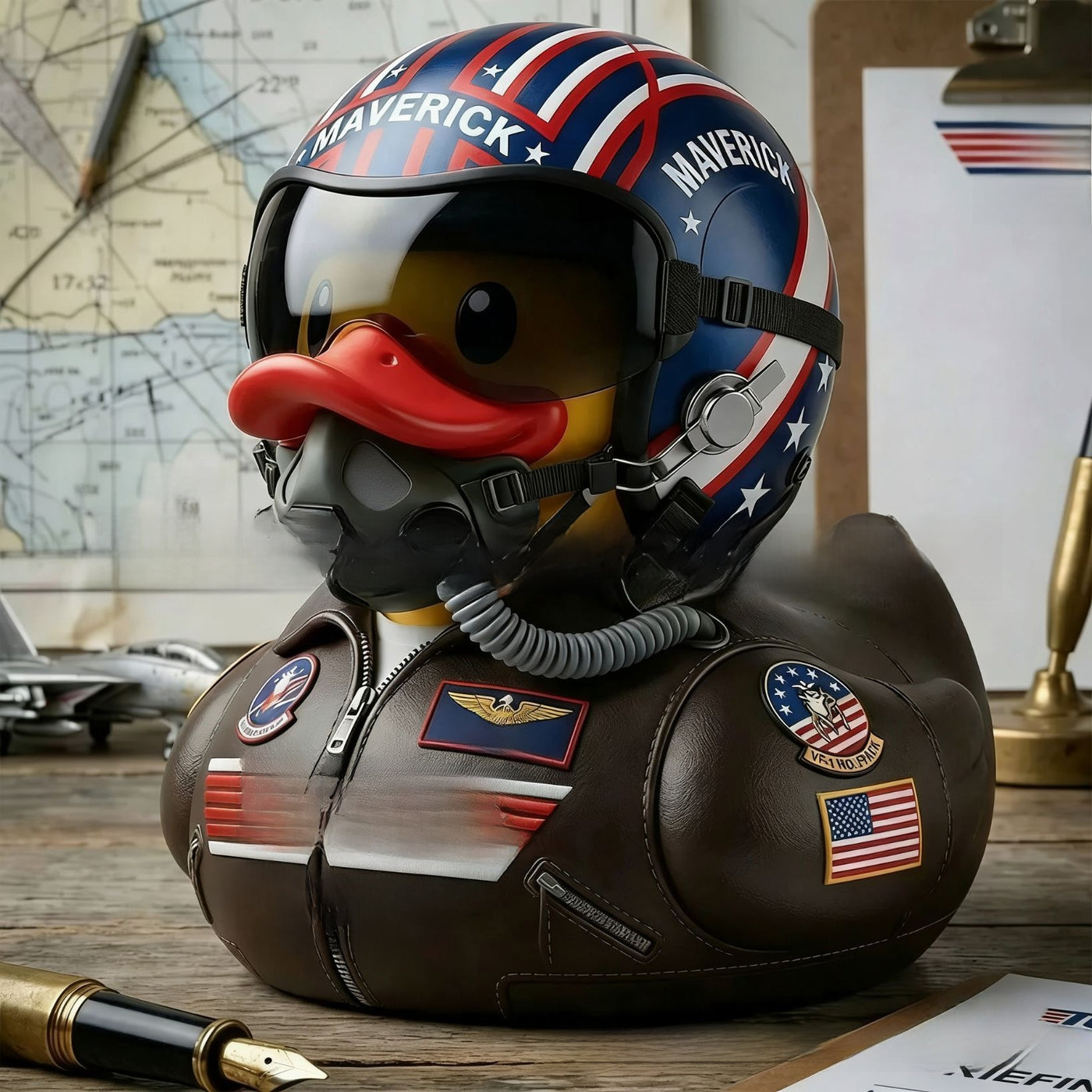 Top Gun Anniversary Pilot Duck Figure
