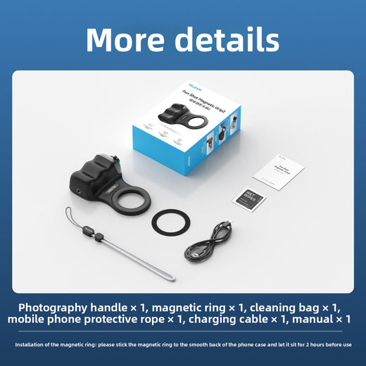 Wireless Bluetooth Camera Handle with Fill Light