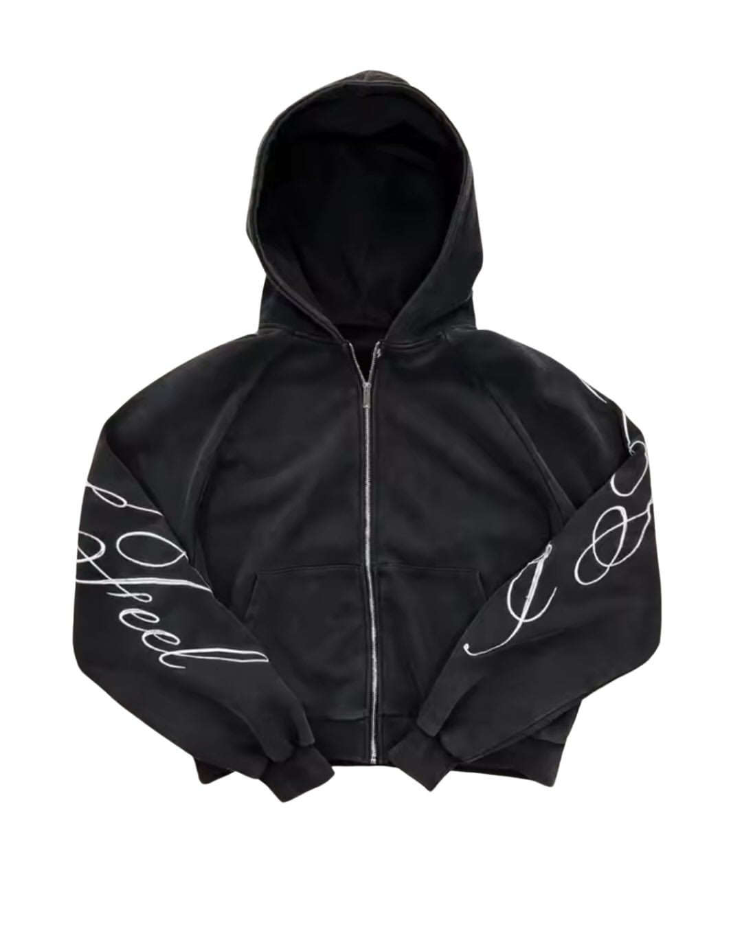 Women Letter Print Hooded Sweatshirt