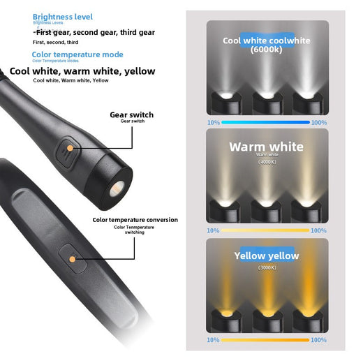 Adjustable USB Rechargeable LED Neck Light