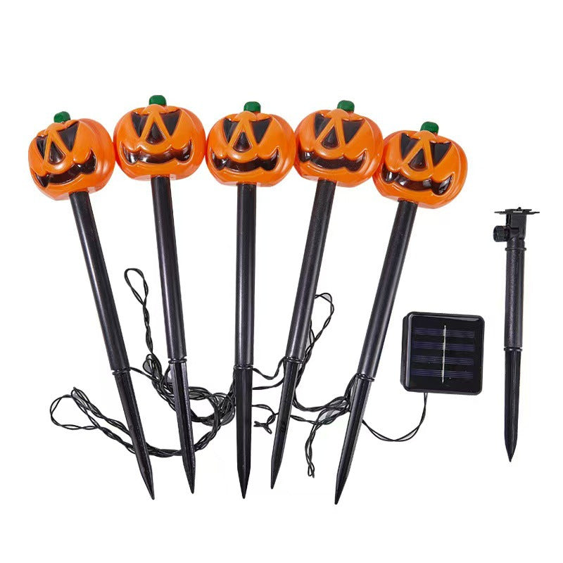 Solar Pumpkin Garden Lights
