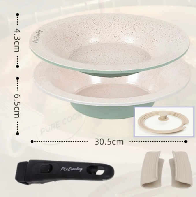 Special baking disc pan and oven baking mold for baking purposes