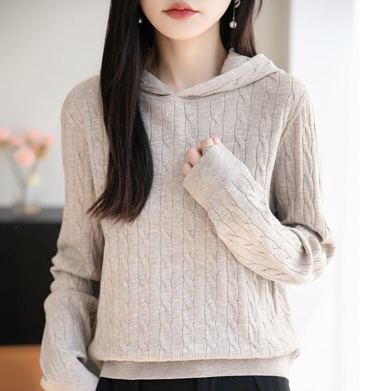 Loose-fitting pullover bottoming shirt