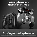 Mimo AK77 Six-Finger Gaming Controller with Cooling Fan
