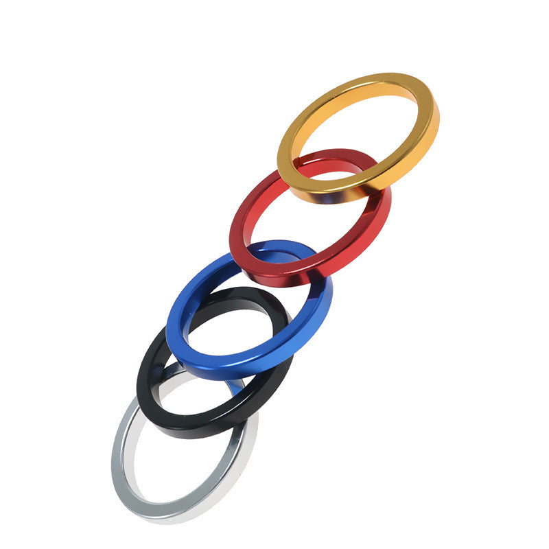 Metal Pleasure Ring for Adults, Sandblasted Texture, 5 Colors, 3 Sizes