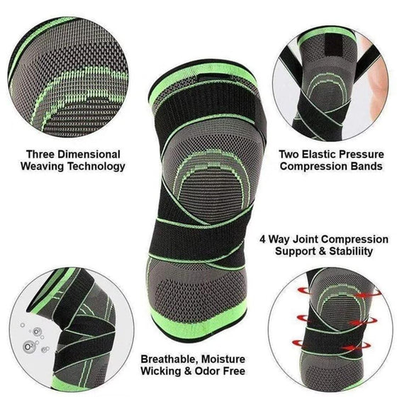 Adjustable knee brace sleeve, photo 3
