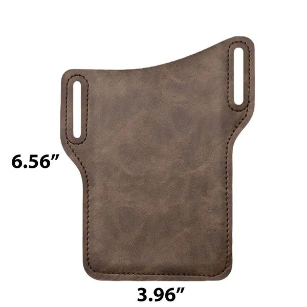 Phone holster worn on waist belt