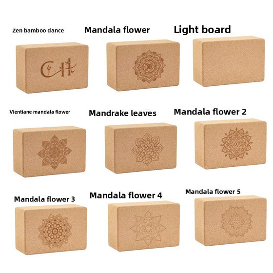 Customizable Natural Cork Yoga Block High-Density Non-Shedding product image 6