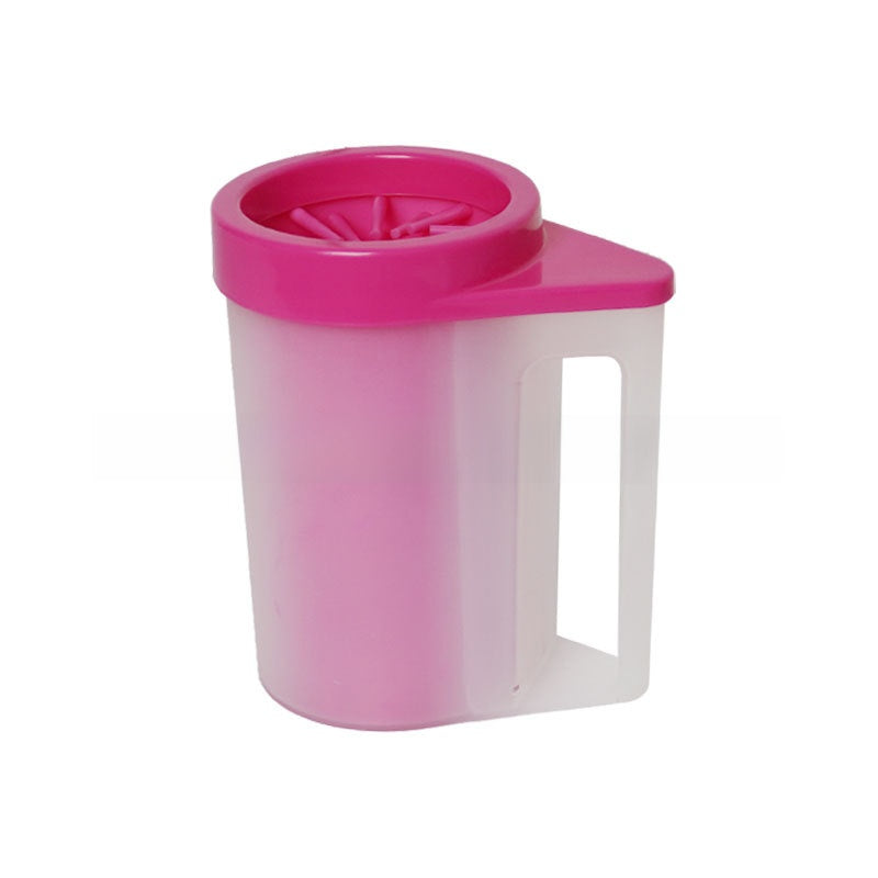 Portable Silicone Bristle Pet Paw Cleaner Cup for Dogs and Cats