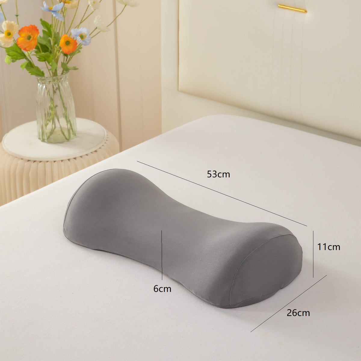 Memory Foam Lumbar Support Pillow for Sleeping