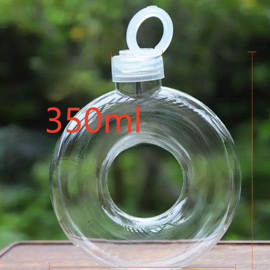 Plastic beverage bottle